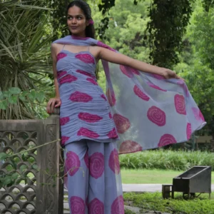 bandhani kurta set