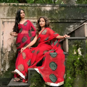 Ready-To-Wear-Bandhani-Saree